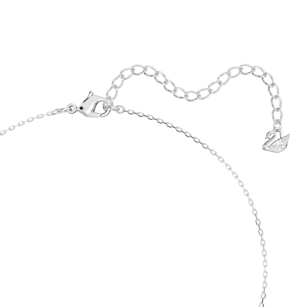 Pingente Swarovski Attract Combinação de Lapidações Agrupamento Branco Lacado a Ródio