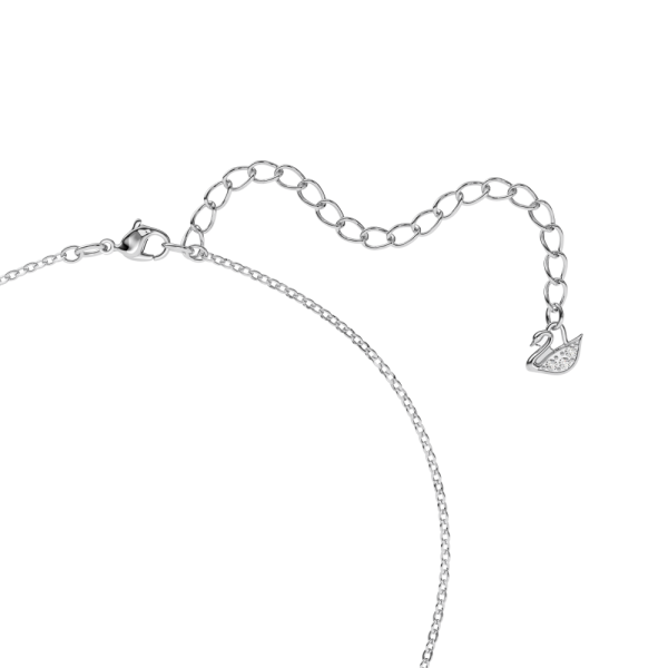 Pingente Swarovski Iconic Swan Cisne Pequeno Bege Lacado a Ródio