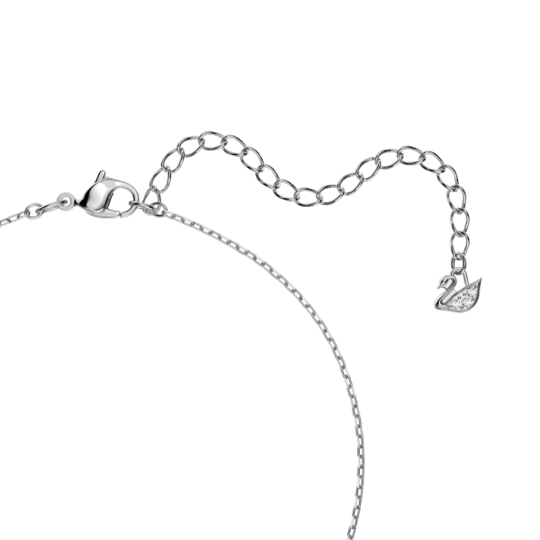 Colar Swarovski Sparkling Dance Lapidação Redonda Branco Lacado a Ródio