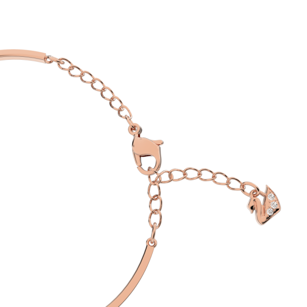 Bracelete Swarovski Symbolic Olho Grego Azul Acabamento de Combinação de Metais