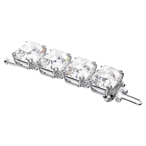 Extensor Swarovski Millenia Lapidação octogonal Branco Lacado a ródio