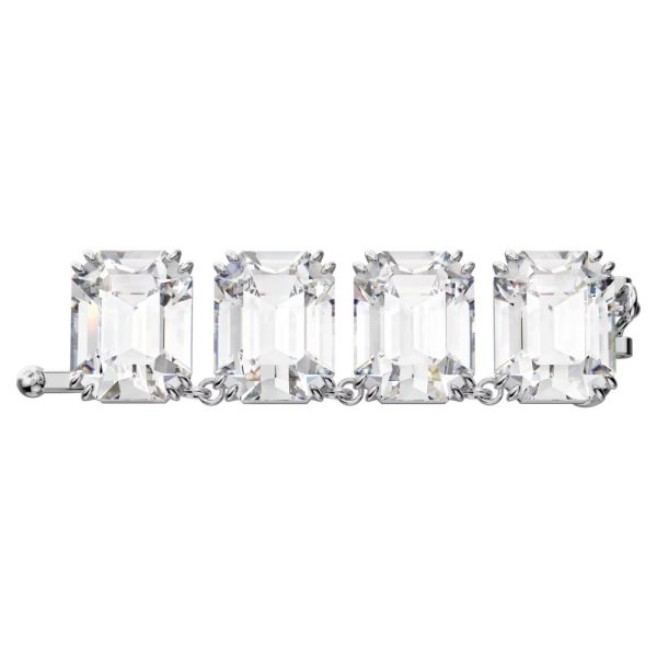 Extensor Swarovski Millenia Lapidação octogonal Branco Lacado a ródio