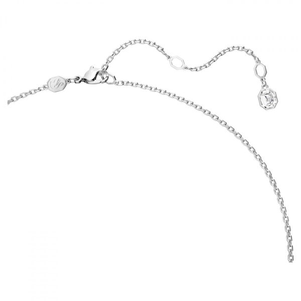 Pingente Swarovski Millenia Lapidação octogonal Azul Lacado a ródio