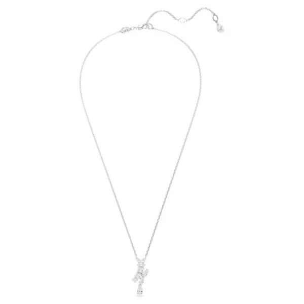 Pingente Swarovski Matrix Combinação de lapidações Branco Lacado a ródio