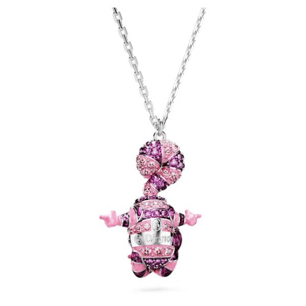 Pingente Swarovski Good Luck Trolls Troll Roxo Lacado a dourado