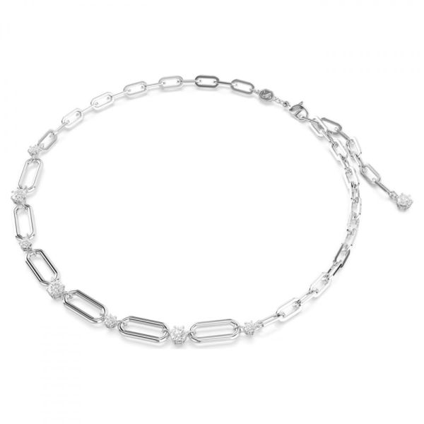 Colar Swarovski Constella Branco Lacado a ródio