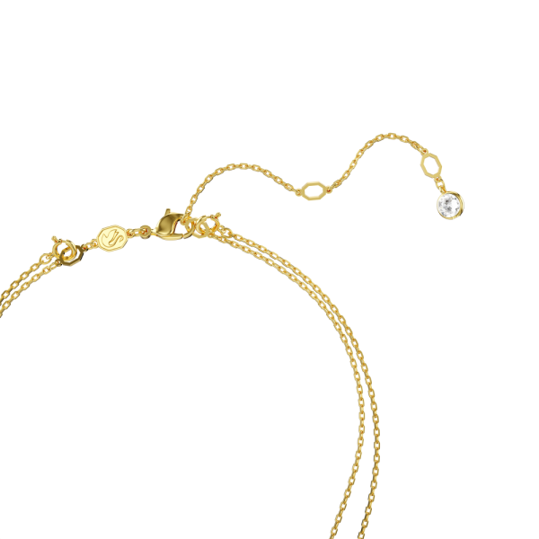 Pendente layered Meteora Branco Lacado a dourado