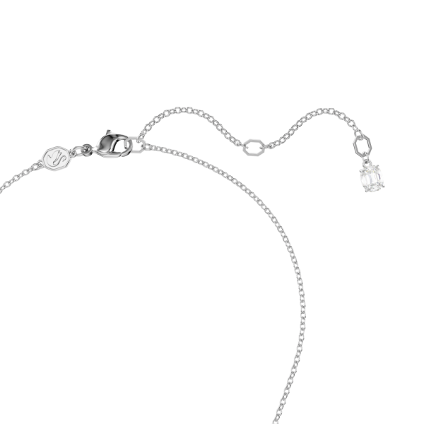 Pingente Swarovski Insigne Lapidação redonda Estrela Branco Lacado a ródio