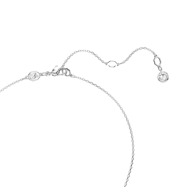 Pingente Swarovski Meteora Branco Lacado a ródio