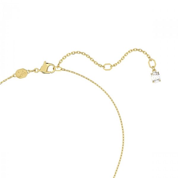 Pingente Swarovski Dextera Combinação de lapidações Branco Lacado a dourado