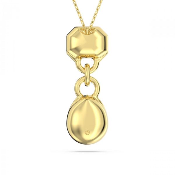 Pingente Swarovski Dextera Combinação de lapidações Branco Lacado a dourado
