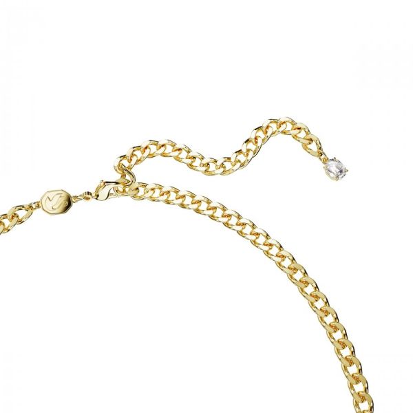 Colar Dextera Combinação de lapidações Branco Lacado a dourado