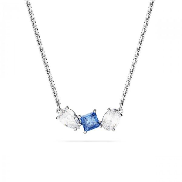 Pingente Swarovski Mesmera Combinação de lapidações Azul Lacado a ródio