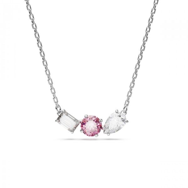 Pingente Swarovski Mesmera Combinação de lapidações Rosa Lacado a ródio