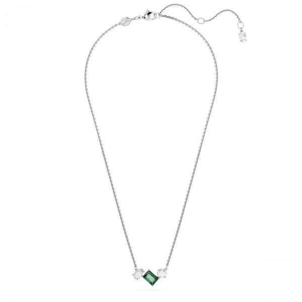Pingente Swarovski Mesmera Combinação de lapidações Verde Lacado a ródio