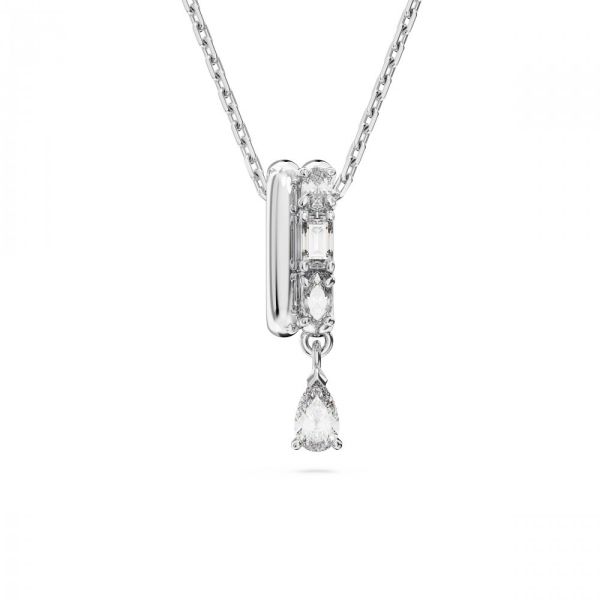 Pingente Swarovski Dextera Combinação de lapidações Branco Lacado a ródio