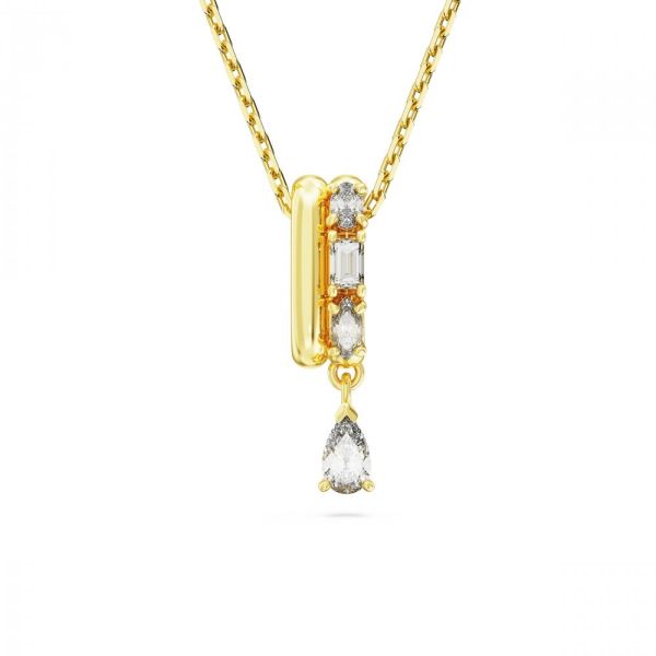 Pingente Swarovski Dextera Combinação de lapidações Branco Lacado a dourado