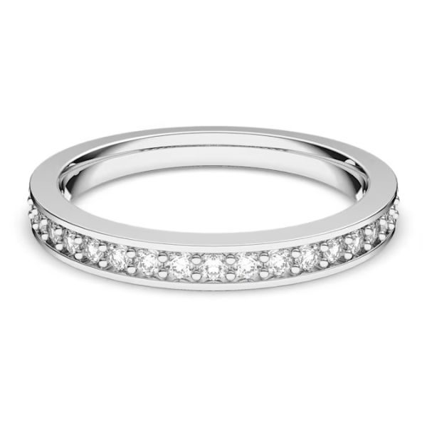 Anel Swarovski Rare Branco Lacado a ródio 52
