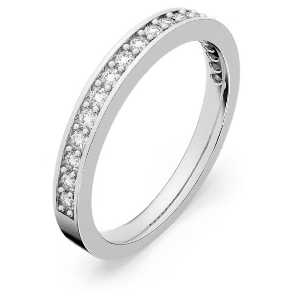 Anel Swarovski Rare Branco Lacado a ródio 52