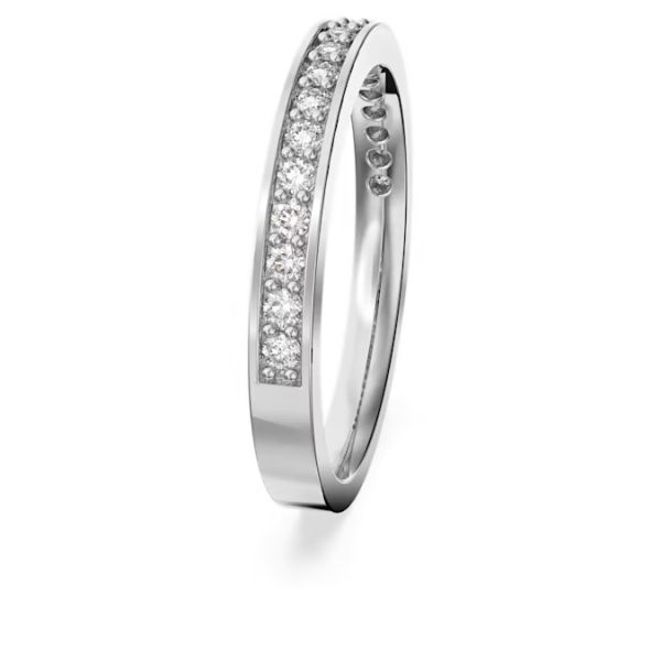 Anel Swarovski Rare Branco Lacado a ródio 52