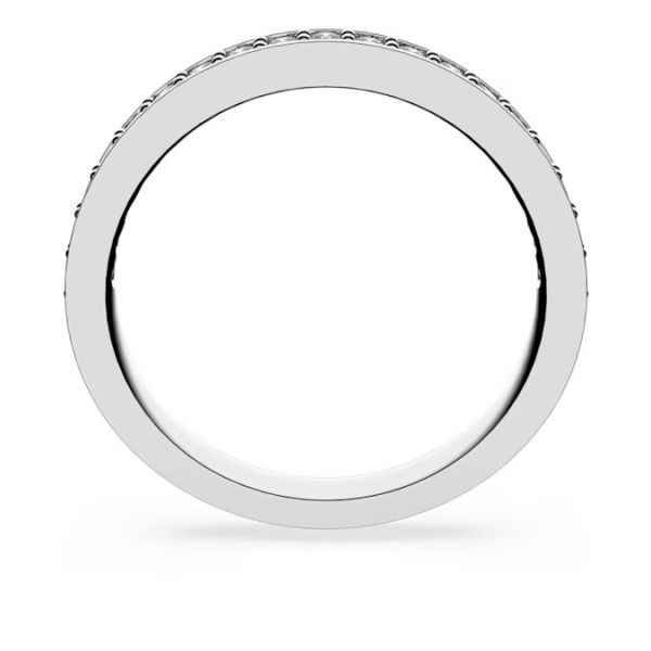 Anel Swarovski Rare Branco Lacado a ródio 52