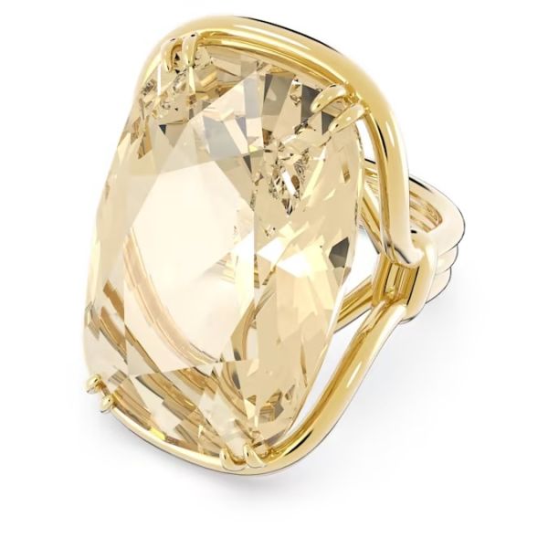 Anel swarovski Harmonia cocktail Cristal de grandes dimensões Dourado 60