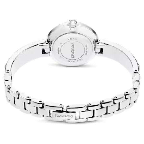 Relógio Swarovski Matrix Bangle Fabrico suíço Bracelete em cristal Prateado Aço inoxidável