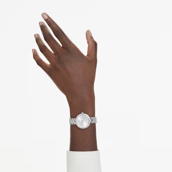 Relógio Swarovski Certa Fabrico suíço Pulseira de metal Prateado Aço inoxidável