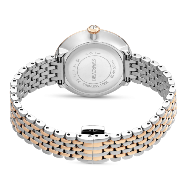 Relógio Certa Fabrico suíço Pulseira de metal Tom Dourado rosa Acabamento de combinação de metais