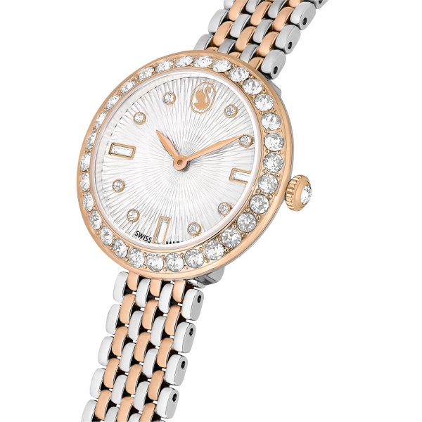 Relógio Certa Fabrico suíço Pulseira de metal Tom Dourado rosa Acabamento de combinação de metais