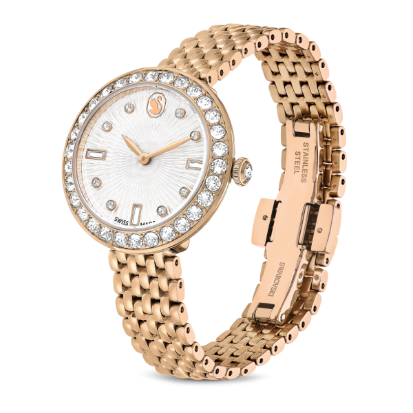 Relógio Certa Fabrico suíço Pulseira de metal Tom Dourado rosa Acabamento em rosa dourado