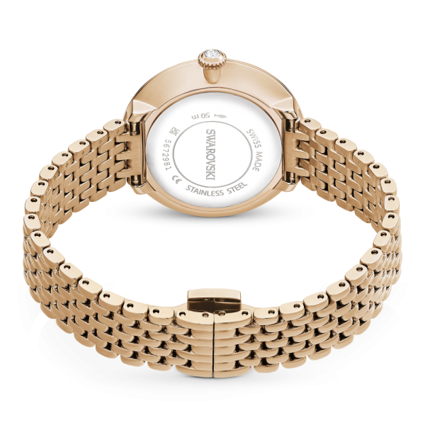 Relógio Certa Fabrico suíço Pulseira de metal Tom Dourado rosa Acabamento em rosa dourado