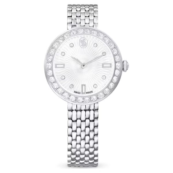 Relógio Swarovski Certa Fabrico suíço Pulseira de metal Prateado Aço inoxidável