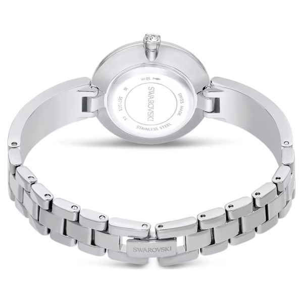 Relógio Swarovski Illumina Fabrico suíço Pulseira de metal Prateado Aço inoxidável