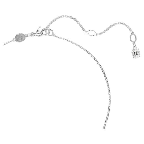 Conjunto Swarovski Idyllia Combinação de lapidações Floco de neve Branco Lacado a ródio