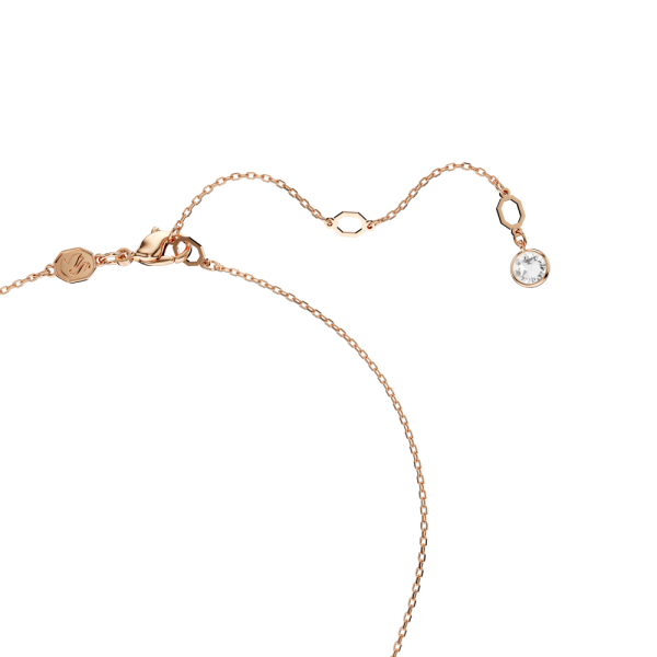 Conjunto Swarovski Meteora Branco Lacado a rosa dourado