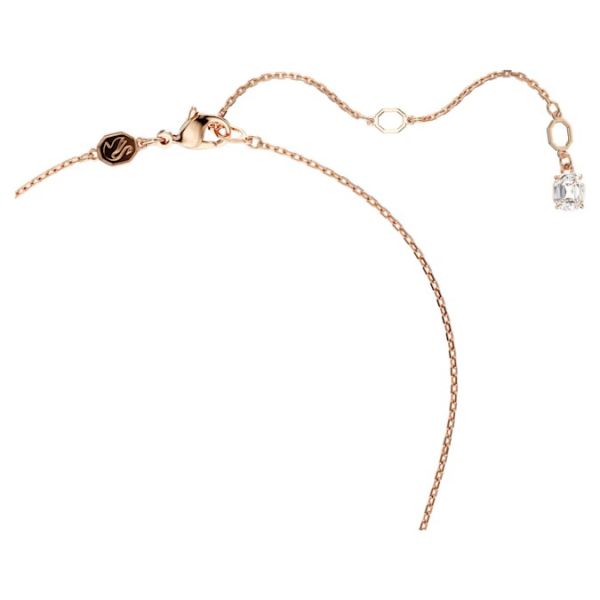 Conjunto Swarovski Mesmera Combinação de lapidações Branco Lacado a rosa dourado