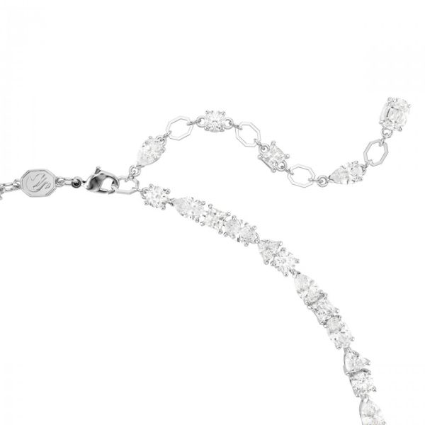 Conjunto Swarovski Mesmera Combinação de lapidações Branco Lacado a ródio