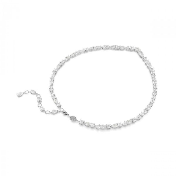 Conjunto Swarovski Mesmera Combinação de lapidações Branco Lacado a ródio