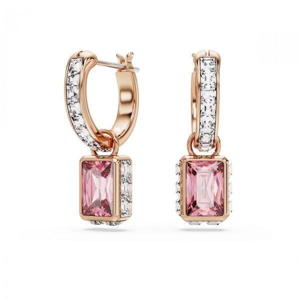 Conjunto Swarovski Stilla Combinação de lapidações Multicor Lacado a rosa dourado