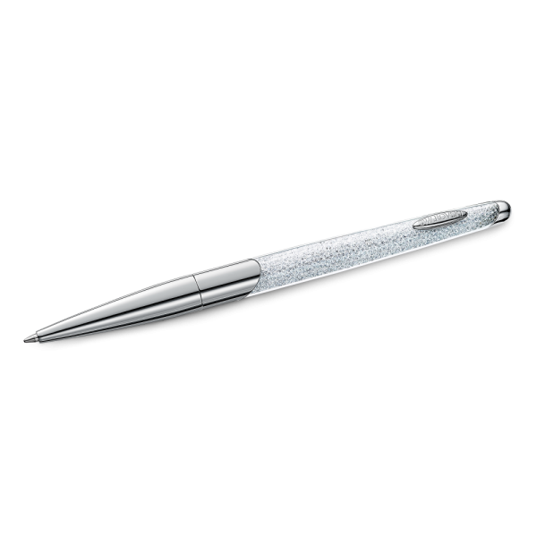 Esferográfica Swarovski Crystalline Nova Prateado Cromado