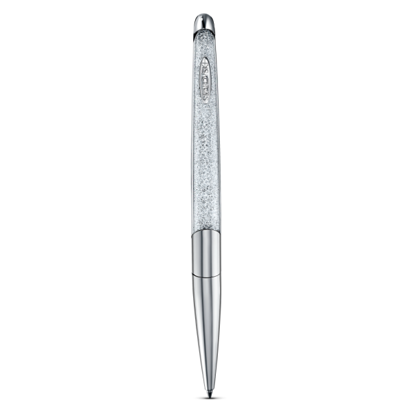 Esferográfica Swarovski Crystalline Nova Prateado Cromado