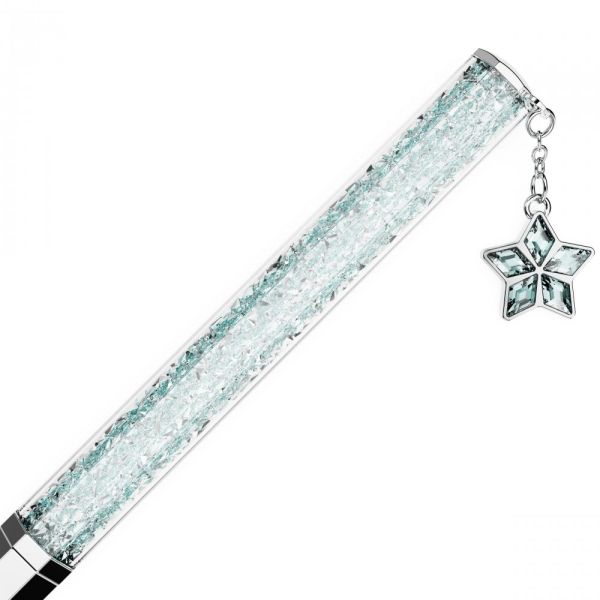 Caneta esferográfica Crystalline Estrela Azul Revestida a cromado