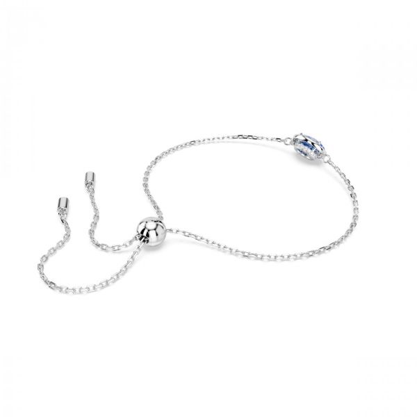 Pulseira Swarovski Constella Corte oval Azul Revestido a Ródio