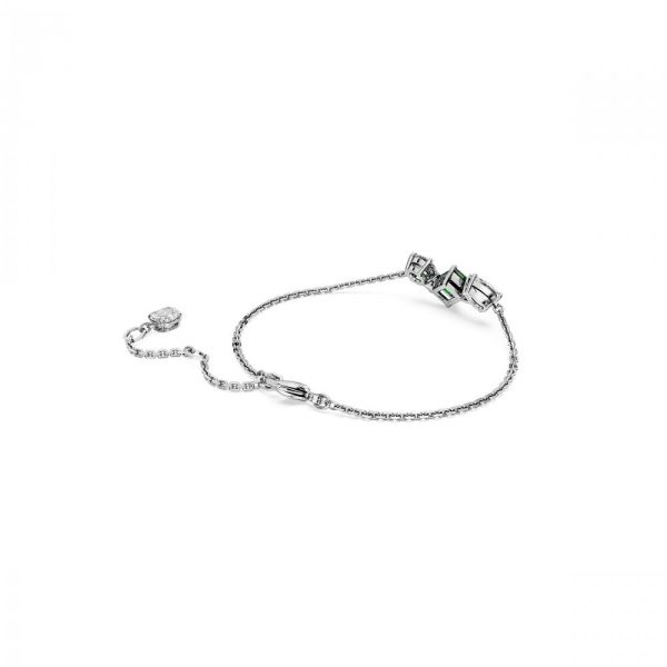 Pulseira Swarovski Mesmera Cortes mistos Verde Revestido a Ródio