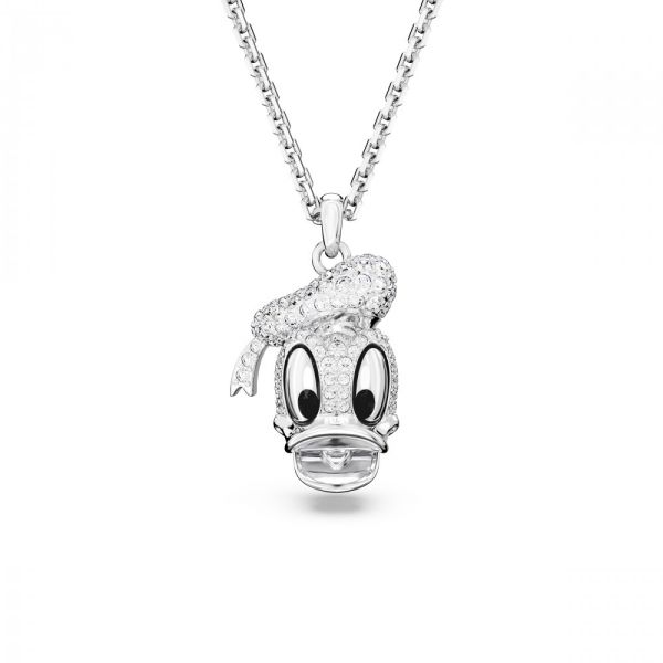 Pendente Swarovski Disney Donald Duck Branco Revestido a Ródio
