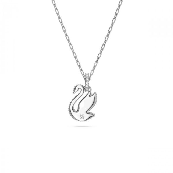 Pendente Swarovski Iconic Swan Cisne Azul Banhado a Ródio