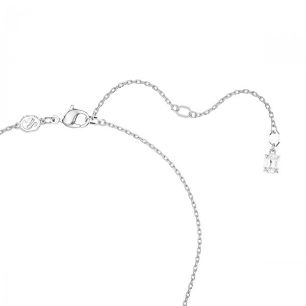 Colar Swarovski Constella Corte oval Azul Revestido a Ródio