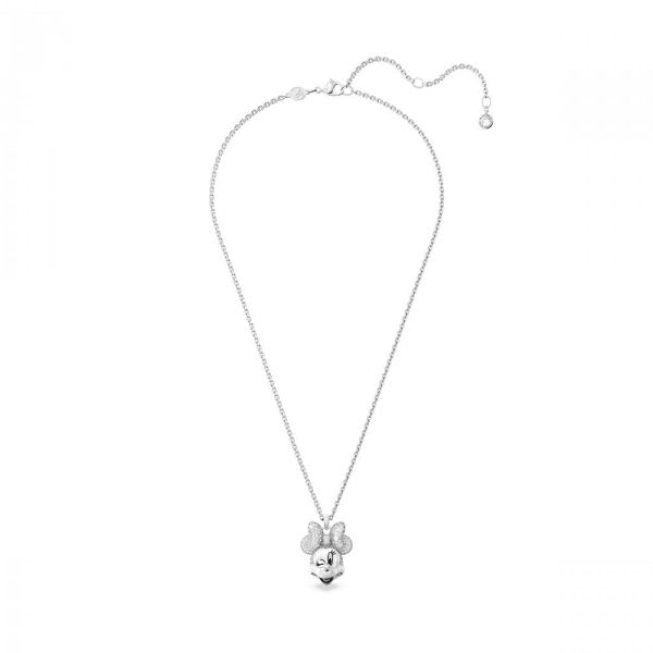 Pendente Swarovski Disney Minnie Mouse Branco Revestido a Ródio