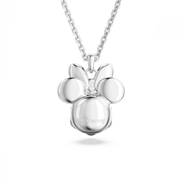 Pendente Swarovski Disney Minnie Mouse Branco Revestido a Ródio